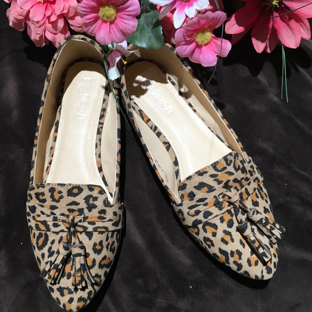 Leopard Print Flats